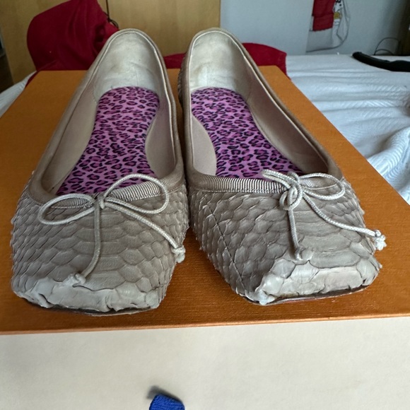 Christian Louboutin snakeskin flats - Picture 2 of 7